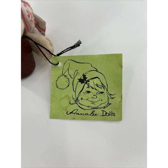 Annalee Easter Bunny Rabbit with Daisies Dress About 12" Tall Tags 1981 EUC - Picture 3 of 9